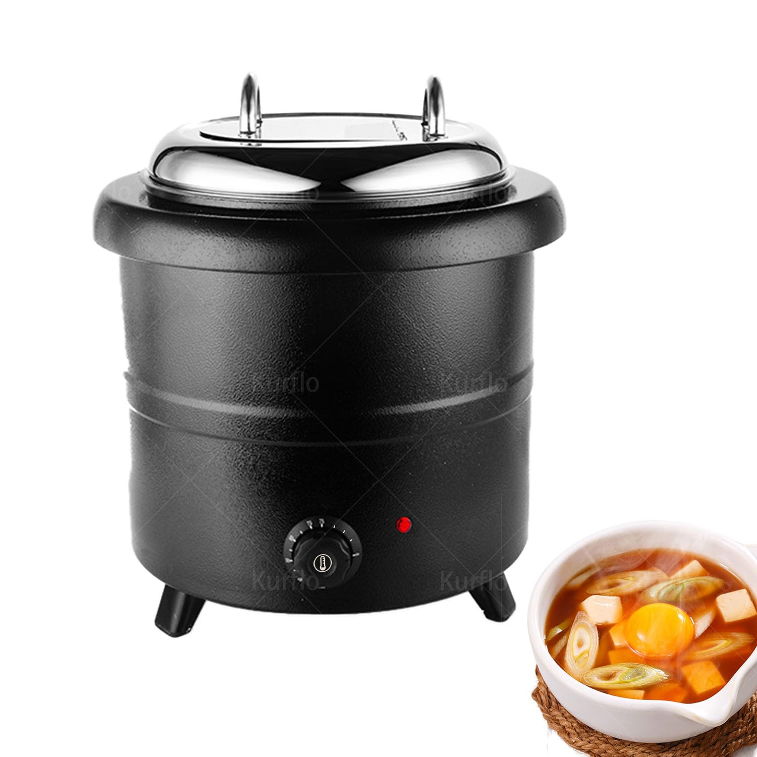 Amazon.co.jp: Kurflo スープウォーマー 13L 電気式スープウォーマー